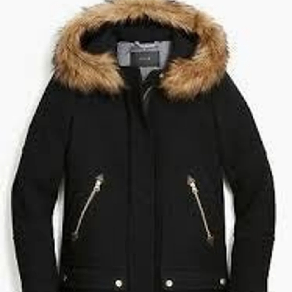 J Crew Chateau Parka in Italian Wool